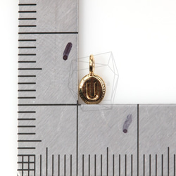 PDT-343-G【4個入り】コインイニシャル「A〜Z」,Coin Initial "A~Z" 5枚目の画像