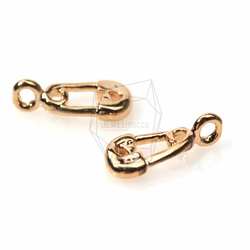 PDT-406-G【4個入り】安全ピンペンダント,Safety Pin pendant/ 3.5mm x 9.5mm 2枚目の画像