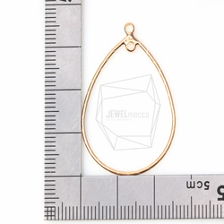 PDT-436-MG【4個入り】ワイヤーティアドロップペンダント,Wire Teardrop Pendant 5枚目の画像