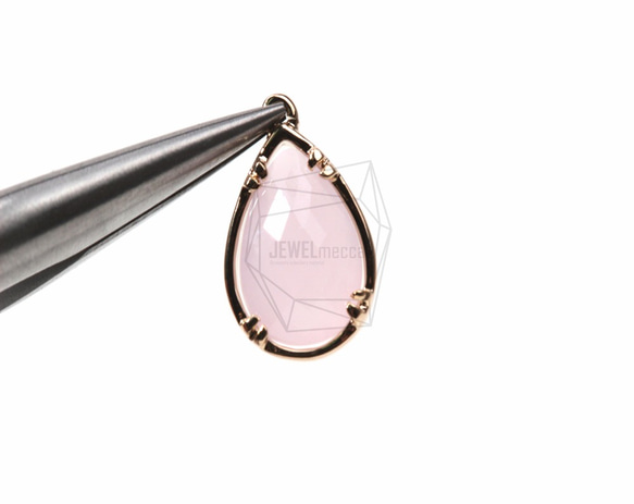 GLA-004-G【2個入り】しずくグラスペンダント,Drop Settings Pendant(Rose) 4枚目の画像