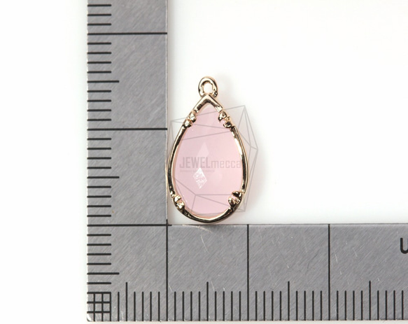 GLA-004-G【2個入り】しずくグラスペンダント,Drop Settings Pendant(Rose) 5枚目の画像