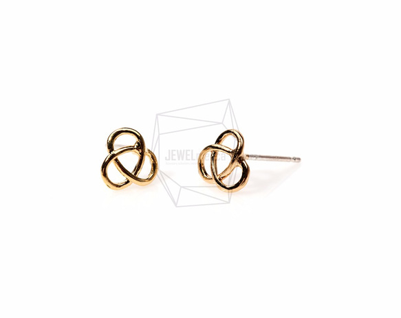 ERG-090-G [2 件] Trinity Shaped Wire Ear Post, Trinity Shaped Wir 第3張的照片