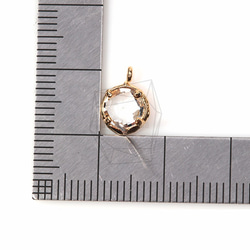 ERG-156-G【2個入り】ガラスピアス,Glass Post Earring(Crystal)/ 8mmx10mm 5枚目の画像
