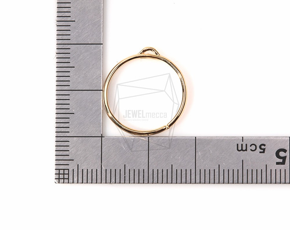 RNG-006-G [2件]捆綁，戒指/18毫米x 20毫米/調節環 第5張的照片