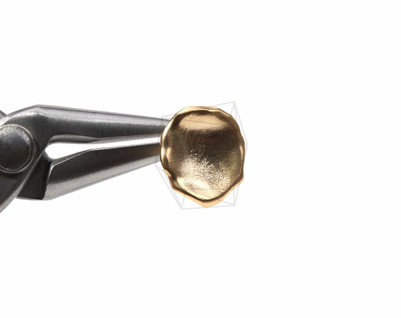 ERG-163-MG【4個入り】ラウンドカップピアス,Round Cup Ear Post 4枚目の画像