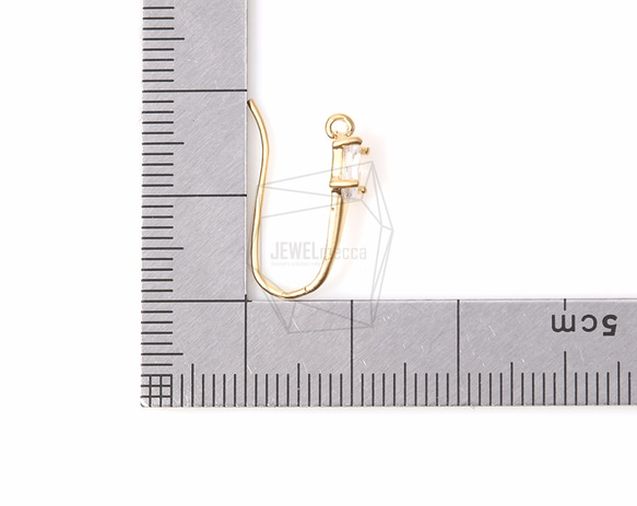 ERG-171-MG【2個入り】シングルジュエルピアス,Single Jewel Hook 5枚目の画像