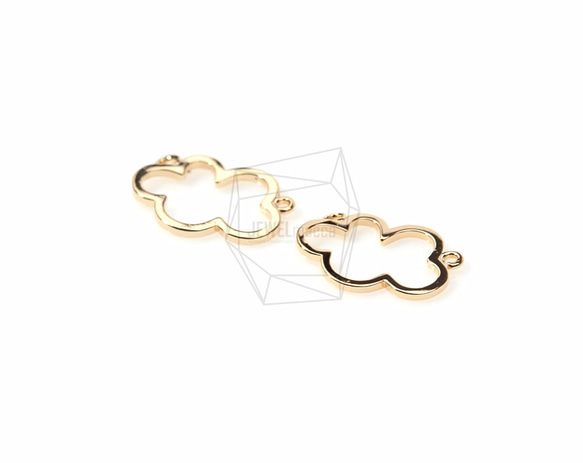 PDT-666-G【4個入り】クラウドアウトラインペンダント,Cloud Outline Pendant 2枚目の画像