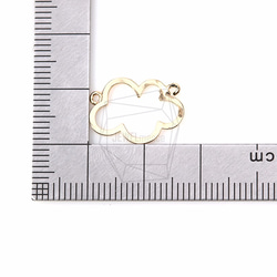 PDT-666-G【4個入り】クラウドアウトラインペンダント,Cloud Outline Pendant 5枚目の画像