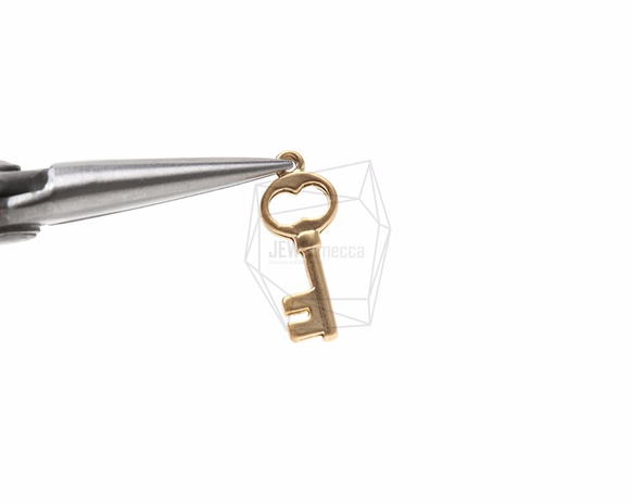 PDT-667-MG【2個入り】フラットキーチャーム,Flat Key Charm/19mm x 7mm 4枚目の画像