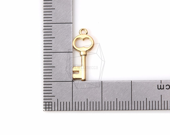 PDT-667-MG [2 件] 平鑰匙吊飾、平鑰匙吊飾 / 19mm x 7mm 第5張的照片