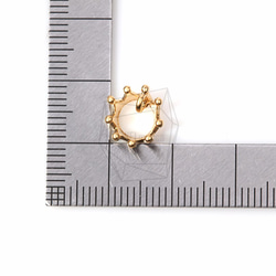 PDT-668-MG【4個入り】クラウンペンダント,Tiny Crown Pendant 5枚目の画像