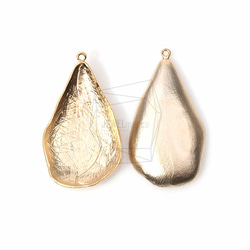 PDT-688-MG【2個入り】ティアドロップチャーム,Textured Teardrop Pendant 2枚目の画像