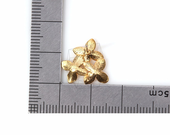 ERG-189-MG【2個入り】スリーフラワークラスタピアス,Three Flower Cluster Earring 5枚目の画像