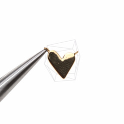 CNT-101-G【2個入り】ハートチャーム,Dainty Heart Charm/10mm x 10mm 4枚目の画像