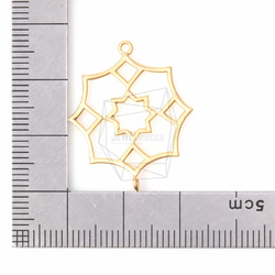 CNT-115-MG【2個入り】オーナメントチャーム,Ornament Charm/23mm x 23mm 5枚目の画像