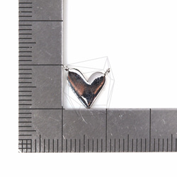 CNT-101-R [2個]心形吊飾，精緻的心形吊飾/ 10mm x 10mm 第5張的照片