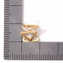 PDT-858-MG [4個] 3D立方三角形，立方在3D三角形中 第5張的照片