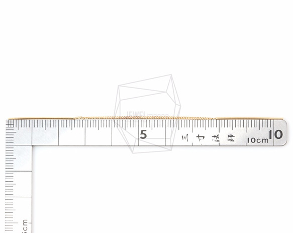 ERG-255-G [4件]雙槓鍊式耳環，雙槓鍊式耳環 第5張的照片