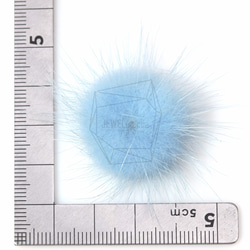BSC-062-G [4件]水貂天藍，小水貂球（天藍） 第5張的照片