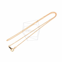 CHN-008-G【1個入り】14KGFネックレスチェーン,Gold Filled Chain with clasp 4枚目の画像