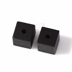 BSC-089-G【5個入り】キューブウッドビーズ,Cube Wooden Beads /15mm x 15mm 2枚目の画像