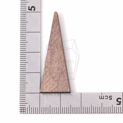 BSC-095-G [4件]三角木珠子，三角木珠 第5張的照片