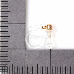 ERG-215-G【4個入り】ノンホールピアス,Omega Earring/ 11mm x 9mm 5枚目の画像