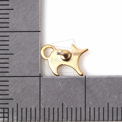 ERG-224-MG【2個入り】フォックスピアス,Fox Ear Post/ 7mm x 11mm 5枚目の画像