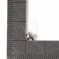 ERG-301-R [4個]星立方耳，星立方耳柱/ 4mm x 4mm 第5張的照片
