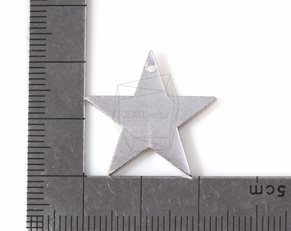 PDT-928-MR【2個入り】スターペンダント,Star Pendant/23mm x 23mm 5枚目の画像