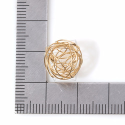 PDT-842-MG【4個入り】ワイヤーノットボールペンダント,Wire Knot Ball Charm 5枚目の画像