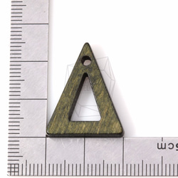 BSC-120-G【4個入り】トライアングルウッドビーズ,triangle Wooden Beads 5枚目の画像