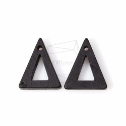 BSC-121-G【4個入り】トライアングルウッドビーズ,triangle Wooden Beads 1枚目の画像