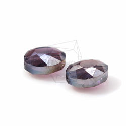 GLA-079-G [10片]水晶玻璃珠，水晶玻璃珠/ 9毫米×12毫米 第4張的照片
