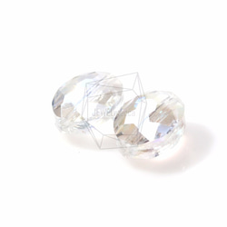 GLA-080-G [10片]水晶玻璃珠/ 9mmx12mm 第2張的照片