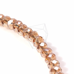 GLA-098-G【100個入り】クリスタルロンデルビーズ,Faceted Crystal Rondelle Bead 3枚目の画像