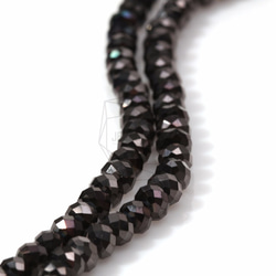 GLA-104-G【100個入り】クリスタルロンデルビーズ,Faceted Crystal Rondelle Bead 4枚目の画像