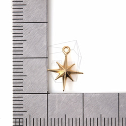 PDT-904-MG【2個入り】スターペンダント,Star Pendant/ 10mmX14mm 5枚目の画像