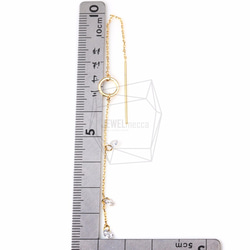 ERG-306-G [2件]圓滴耳環鏈，圓形降鏈耳環 第5張的照片