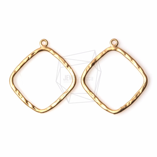 PDT-967-MG【2個入り】ハンマードダイヤモンドペンダント,Hammered