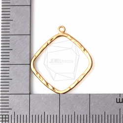 PDT-967-MG【2個入り】ハンマードダイヤモンドペンダント,Hammered Diamond Pendant 5枚目の画像