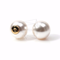 ERG-355-C【8個入り】パールキャッチ,Imitation pearl catch,Earrings catch 3枚目の画像