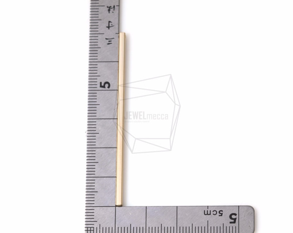 PDT-992-MG [4件]長條形吊墜，垂直條形吊墜/ 60mm x 2mm 第5張的照片