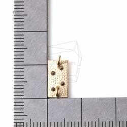 ERG-325-MG [2件]垂直CZ條形耳環 第5張的照片