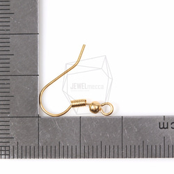 ERG-173-MG【10個入り】シンプルピアスフック,Simple Line Hook Ear Wires 5枚目の画像