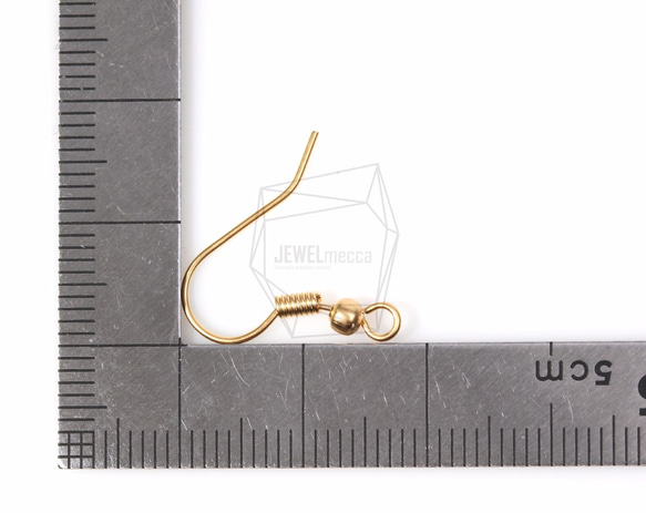 ERG-173-MG【10個入り】シンプルピアスフック,Simple Line Hook Ear Wires 5枚目の画像