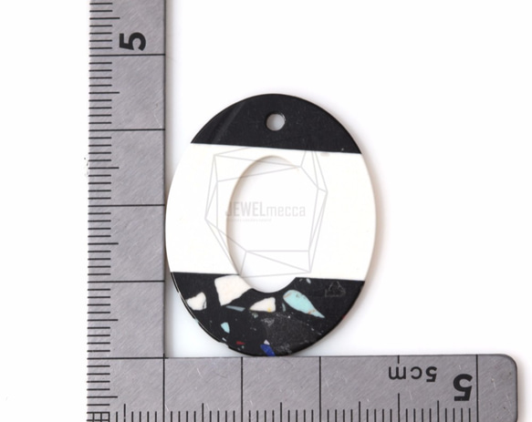 STO-016-G【2個入り】合成石オーバルペンダント,Stone Oval Pendant 5枚目の画像