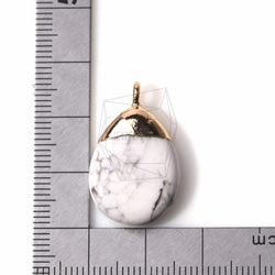 STO-037-G【2個入り】合成石ペンダント,stone Pendant 5枚目の画像