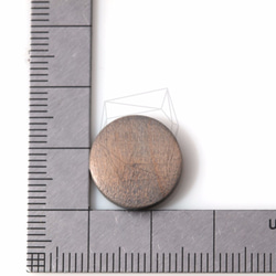 BSC-186-G [5件]圓木珠，圓形木珠/ 15mm寬 第5張的照片