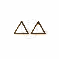 ERG-349-MG【2個入り】シンプルトライアングルピアス,Simple Triangle Earring 1枚目の画像